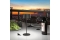 RealPower LED-Solar Tischlampe dimmbar mit Akku,schwarz