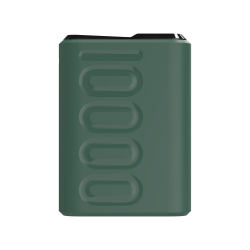 Powerbank RealPower PB-10000C PD+ 3x Type-C,Dunkelgrün