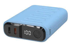 Powerbank realPower PB-10000C PD+ mit 3x Type-C,Purple