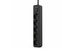 INCA Steckdosenleiste 5x /16A 230V/Max.3680W/LED 1.50m sw