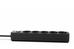 INCA Steckdosenleiste 5x /16A 230V/Max.3680W/LED 1.50m sw
