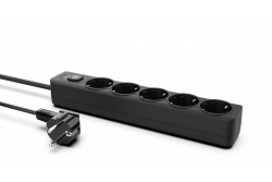 INCA Steckdosenleiste 5x /16A 230V/Max.3680W/LED 1.50m sw