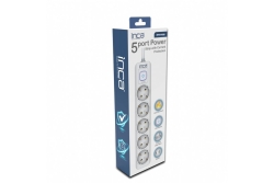 INCA Steckdosenleiste 5x /16A 230V/Max.3680W/LED 1.50m ws
