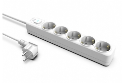 INCA Steckdosenleiste 5x /16A 230V/Max.3680W/LED 1.50m ws