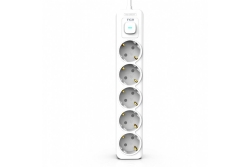 INCA Steckdosenleiste 5x /16A 230V/Max.3680W/LED 1.50m ws