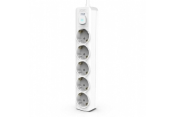 INCA Steckdosenleiste 5x /16A 230V/Max.3680W/LED 1.50m ws