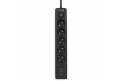 INCA Steckdosenleiste 5x /16A 230V/Max.3680W/LED 1.50m sw