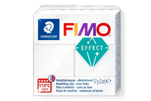 FIMO Mod.masse Fimo effect weiß transluz