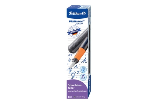 Pelikan Pelikano Junior Schreiblernfül Rechtsh. Anthrazit A