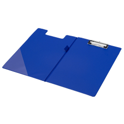 Klemmmappe mit Folienüberzug - blau