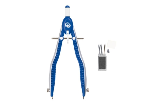 Herlitz my.pen Zirkel, Blau-Weiß