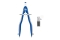 Herlitz my.pen Zirkel, Blau-Weiß