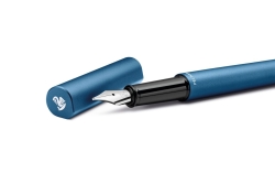 Pelikan Füllhalter Ineo Element P6 Metall-Etui Petrol-Blau