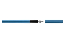 Pelikan Füllhalter Ineo Element P6 Metall-Etui Petrol-Blau