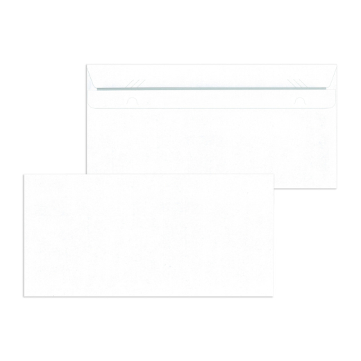 Briefumschläge DIN lang (220x110 mm), ohne Fenster, selbstklebend, 72 g/qm, 1.000 Stück