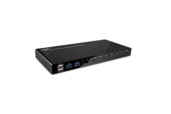 LINDY KVM Switch HDMI 4K60,USB3.0 & Audio 4Port