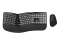 CONCEPTRONIC Tastatur+Maus Wireless ERGO Layout US schwarz