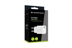CONCEPTRONIC Ladegerät 1Port USB-C Top-Port 20WPD3.0 ws