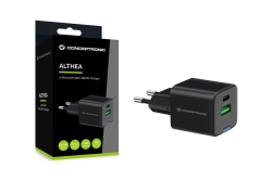 CONCEPTRONIC Ladegerät 2Port GaN USB-C/-A 20WPD3.0/PPS sw