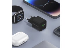 CONCEPTRONIC Ladegerät 2Port GaN USB-C/-A 20WPD3.0/PPS sw