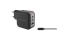 CONCEPTRONIC Ladegerät 3Port GaN 2xUSB-C/1xA 67WPD3.0/PPS sw