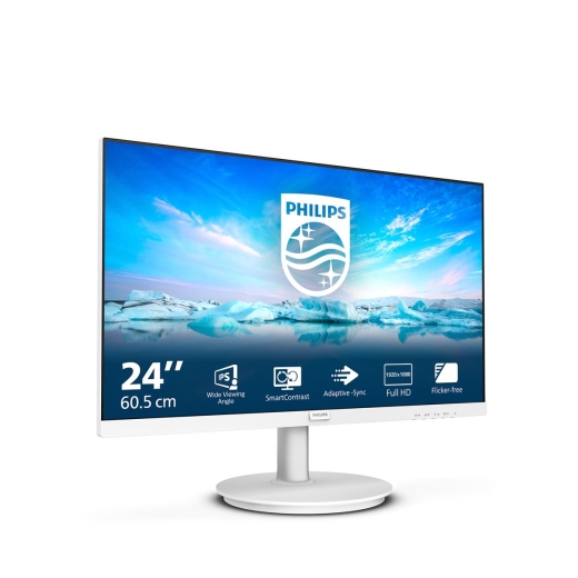 Philips 60,5cm (23,8) 241V8AW 16:09 HDMI IPS 100Hz white retail
