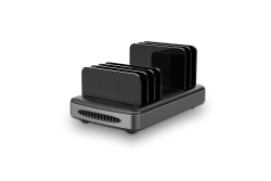 LINDY 6-Port USB-Ladestation 160W, 3x USB-C PD & 3x...