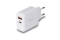 LINDY USB Ladegerät Typ A+C GaN Charger 65W, weiß