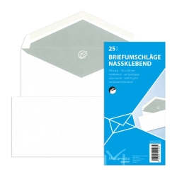 Briefumschläge DIN lang (220x110 mm), ohne Fenster,...
