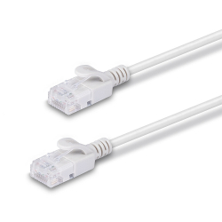 LINDY Patchkabel Cat.6A U/UTP Ultra Slim grau 3m