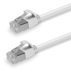 LINDY Patchkabel Cat.6A F/UTP Ultra Slim grau 1m
