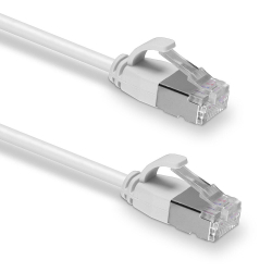 LINDY Patchkabel Cat.6A F/UTP Ultra Slim grau 1,5m