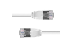 LINDY Patchkabel Cat.6A F/UTP Ultra Slim grau 1,5m