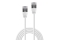 LINDY Patchkabel Cat.6A F/UTP Ultra Slim grau 1,5m