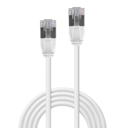 LINDY Patchkabel Cat.6A F/UTP Ultra Slim grau 2m