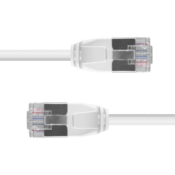 LINDY Patchkabel Cat.6A U/FTP Ultra Slim grau 3m