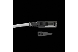 LINDY Patchkabel Cat.6A S/FTP grau 1,5m verriegelbar