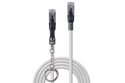 LINDY Patchkabel Cat.6A S/FTP grau 15m verriegelbar