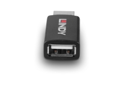 LINDY USB 2.0 Typ A an A Datenblocker Battery Charging 1.2