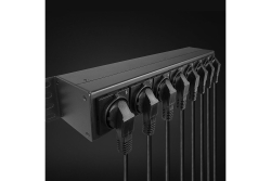 LINDY PDU 1,5HE 8-fach Schuko-Steckdosen, Schaltern Horizon.