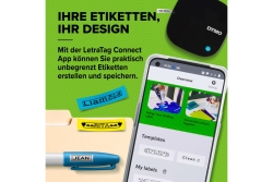 DYMO LetraTag LT-200B Bluetooth schwarz inkl 2 Bänder Gratis