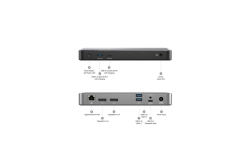 Alogic Dockingstation Universal Dual 4K PD100W Prime DX2