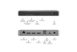 Alogic Dockingstation USB-C Triple 4K PD100W Prime MX3