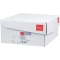 Briefumschlag Office Box mit Deckel - C5/6, weiß, nassklebend, mit Fenster, 80 g/qm, 500 Stück