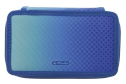 Herlitz TriCase 31tlg Dip Dye Blue/Turquoise