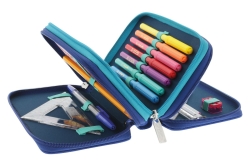 Herlitz TriCase 31tlg Dip Dye Blue/Turquoise