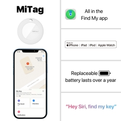 ultron MiTag Apple zertifizierter Tag,1 Stück weiss