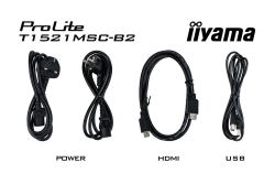 IIYAMA 38.0cm (15) T1521MSC-B2 4:3 M-Touch VGA+HDMI retail