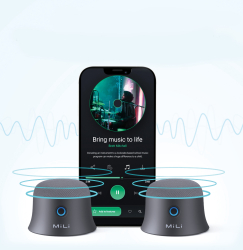 ultron Mag Soundmate magnetic BT Speaker 2 Stück black