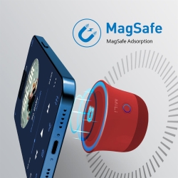 ultron Mag Soundmate magnetic BT Speaker,1 Stück red